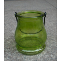 Spray glass candle holder,small size glass lantern,glass lantern candle holder